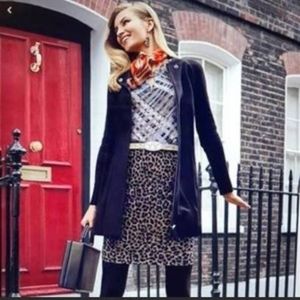 Cabi Jungle Animal Leopard Print Skirt #3402